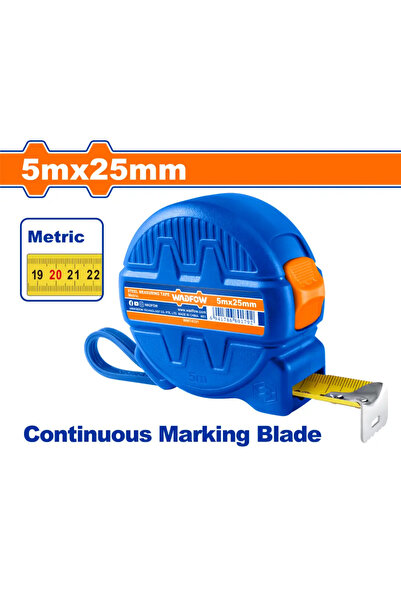 WADFOW متر شريط بلاستيك 5م × 25مم — WMT4331