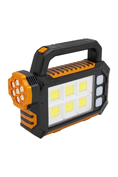 Powermaster HS-8029-7-B 3 Modlu 6 Cob Ledli Taşınabilir Solar Lamba