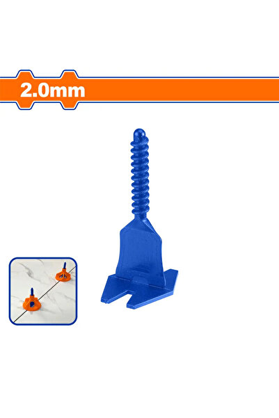 WADFOW 100 Pieces/2mm Blue Ceramic Spacers - WXZ9002