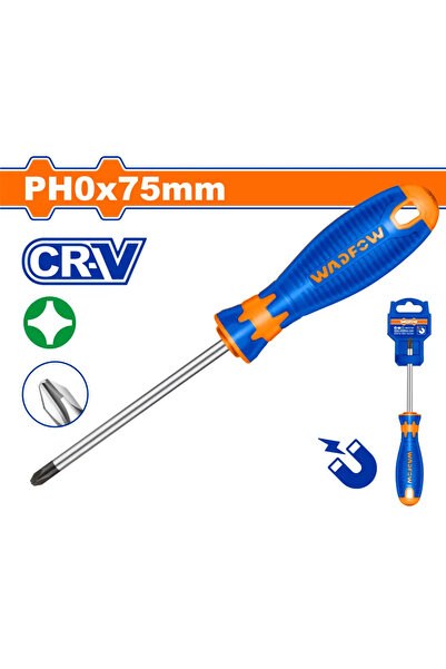 WADFOW مفك يد ربل مربع PH0 × 75مم (3") – WSD2203