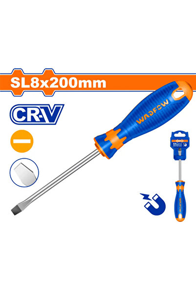 WADFOW مفك يد ربل شق SL8 × 200مم (8") – WSD1288