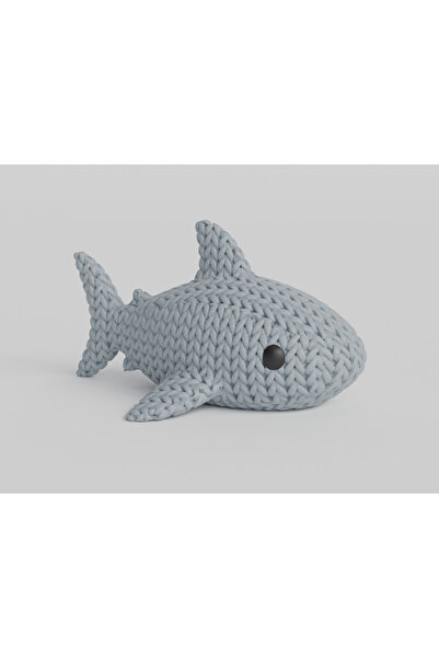 3DONE MODELS Figurină rechin croșetată 3D – Model decorativ, imprimată 3D, co...