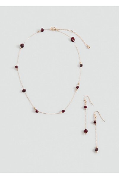 Mango Teen Kolye ve küpe seti