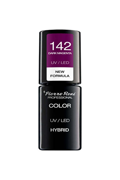 Pierre Rene Oja Semipermanenta - Color Hybrid Polish Nr. 142 Dark Magenta 6ml - Pierre Rene
