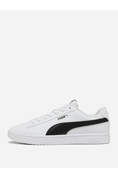 Puma حذاء رياضي ريكى كلاسيك أبيض وأسود للجنسين 394251-16