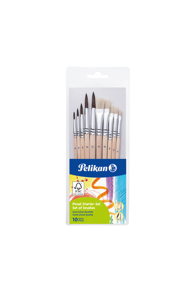 Pelikan Set 10 pensule incepatori