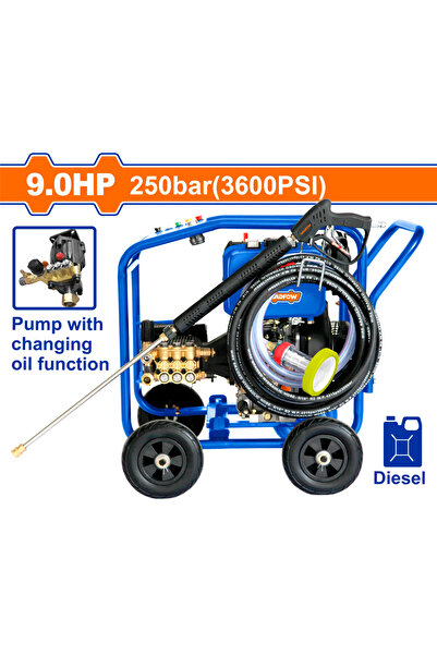 WADFOW ماكينة غسيل ضغط عالي ديزل 250 بار — WDPS1A36