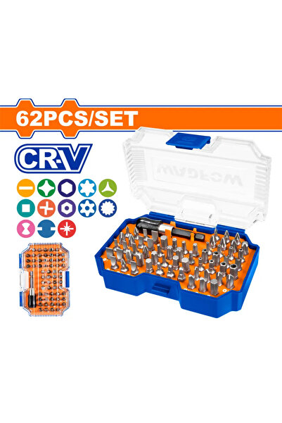 WADFOW طقم رؤوس مفك متنوعة – WBS3B62