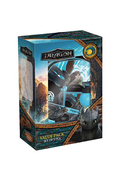 Dreamworks 5 in 1 ValuePack-16" Trolley Bag with Lunch Box,Lunch bag,WaterBottle, PencilCase