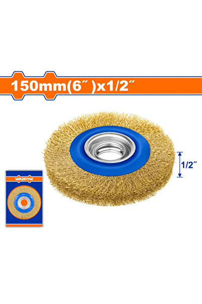 WADFOW فرشاة دائرية نحاس 150مم (6") WCE7401