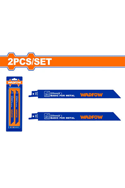 WADFOW طقم ريش منشار ترددي 2 قطع 150مم (6") للحديد WJT1122BF