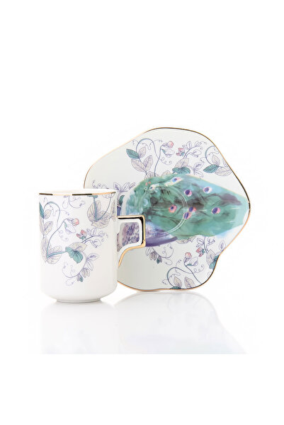 JUVIA JV13 Lüks Porselen 6 Kişilik Kahve Takımı