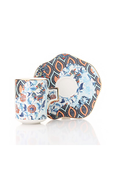 JUVIA JV21 Lüks Porselen 6 Kişilik Kahve Takımı