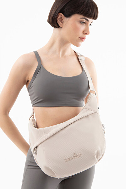 United Colors of Benetton بينيتون حقيبة كروس نسائية بيج BNT1562