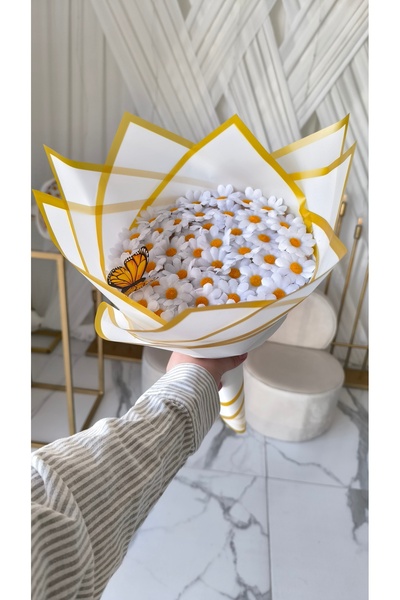 Hayalince Kişiye Özel Solmayan Papatya Buketi