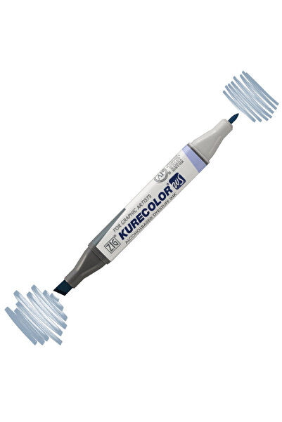 Zig Kurecolor Kc3000 Twin S Marker Pen 826-834 Blue Gray 3