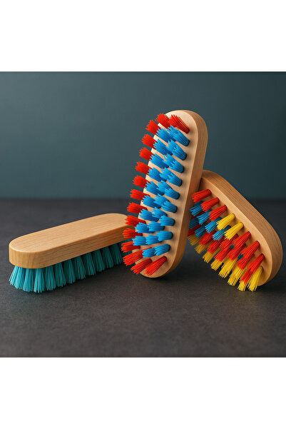 Metler فرشاة غسيل السجاد الخشبية 21 سم |   فرشاة تنظيف ذات شعيرات صلبة، فرشاة...