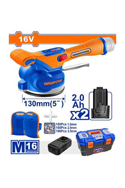 WADFOW 12V Ceramic Shaker Holder and Bag Kit - WTVM1D035 (Product includes 2 batteries and charger)