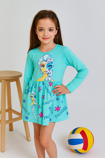 KAMİKAM Много красива рокля от трико за момичета