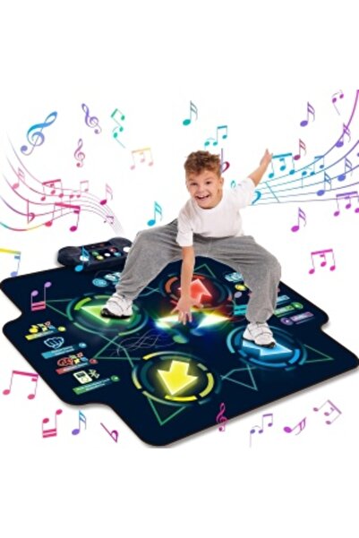 Picodino Covoras muzical de dans cu conexiune bluetooth, muzica si lumini LED - Dancing challenge