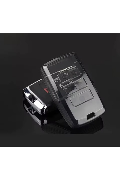 AYCANSTORE Husă pentru telecomandă pentru chei Land Rover, transparentă, închisă, transparentă