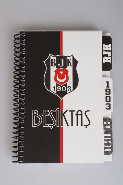 Beşiktaş DEKOMUS CEP DEFTERİ,LİSANSLI PLANLAYICI BLOKNOT,UÇLU KALEM 0.7 MM VE SİLGİ SETİ