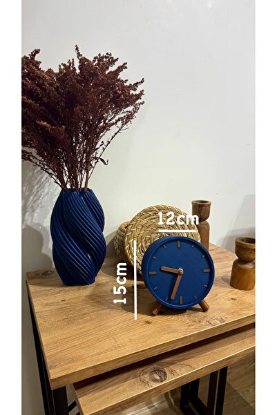 Kant Store Modern Dekoratif Masa Saati – Sessiz Mekanizma, Minimalist Tasarım, Şık Ahşap Detaylı