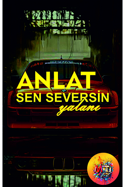 sticker Tell Me You Love Me Lie Text Jdm Car-Motorcycle Windshield Label Sticker-Hologram