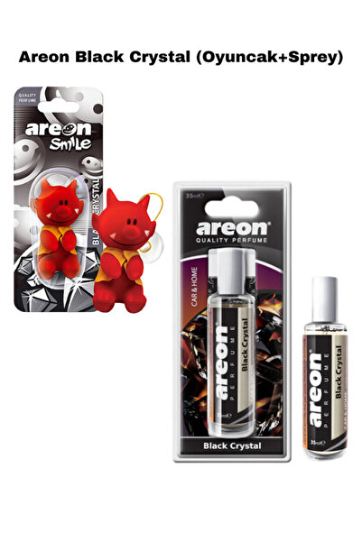 Areon Black Crystal (Oyuncak+Sprey)