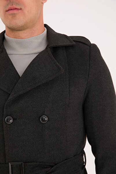 DC DRESS UP CLUB Men's Short Trenckot Coat