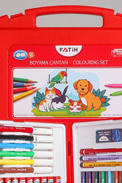 Fatih DEKOMUS İLE ORJINAL EXCLUSIVE 48 PARÇA ÇANTALI BOYAMA SETİ