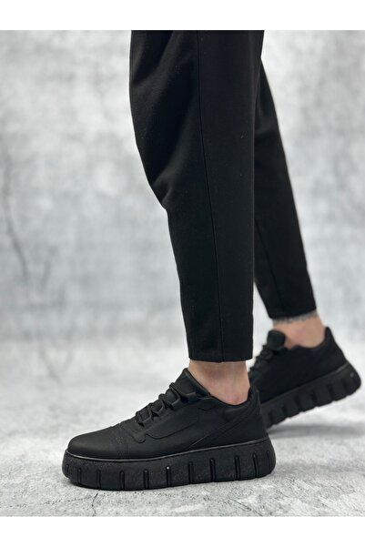 BOA Ba0666 Boa Black High Sole Men's Casual Shoes