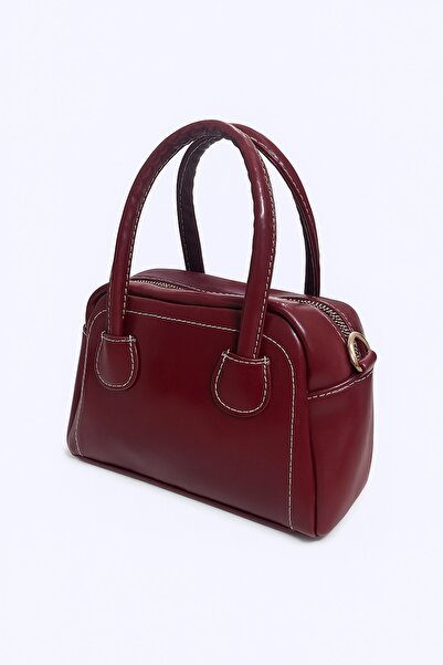 Kumsal Allure Women's Hand and Shoulder Bag - Modern Style with Contrast Stit...