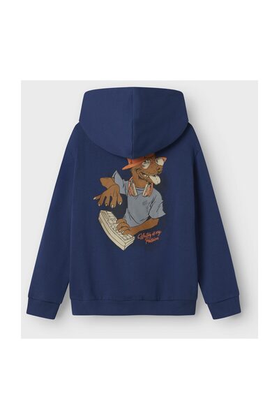 Name it NKMNOPAL LS NREG SWEAT WH BRU