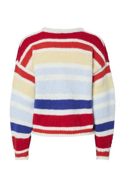 PIECES PCOLIVIA O-NECK KNIT PWP BC