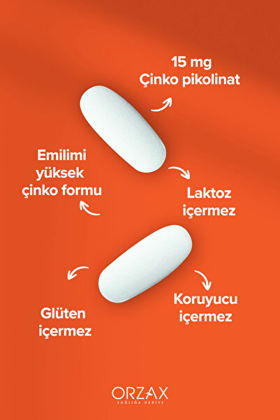 Orzax Ocean Picozinc Çinko Pikolinat 30 Tablet