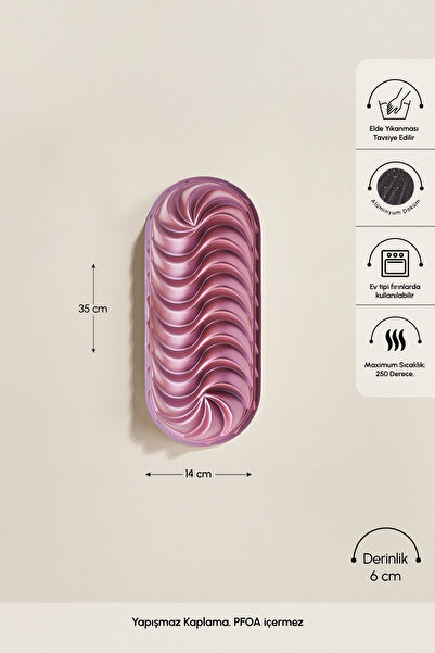 Karaca Torta Pro Vera Turnat Tort Roz 35 cm