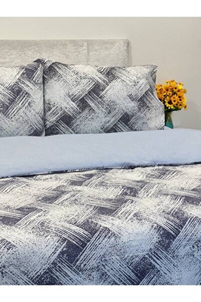 Faiend Double Cotton Duvet Cover Set - Fade Resistant and Elastic