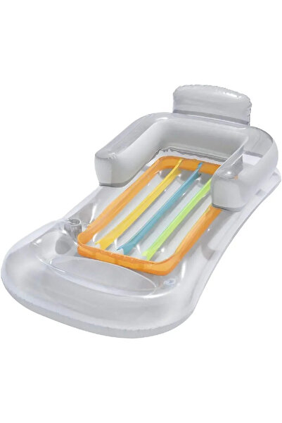 BESTWAY 43028 Lüks Sultan Koltuğu Havuz Deniz Yatağı Gri