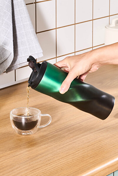 Karaca Orion Çelik Sızdırmaz Termos 500 Ml  Yeşil