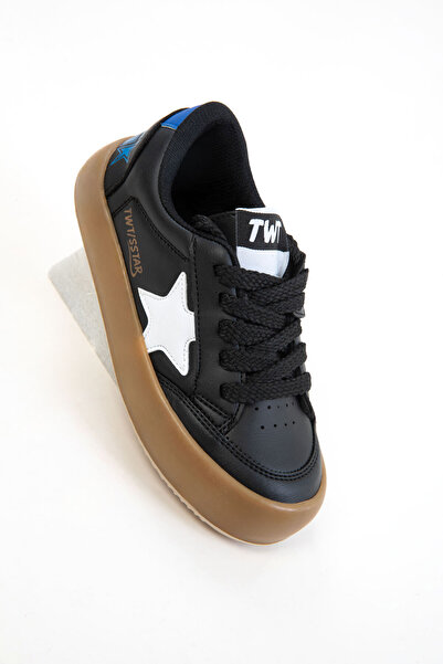 SOHO Black-Navy Blue Kids Unisex Sneaker 20837