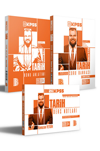 Benim Hocam Yayınları 2026 KPSS Tarih Konu - Soru Bankası ve Ders Notları Set...