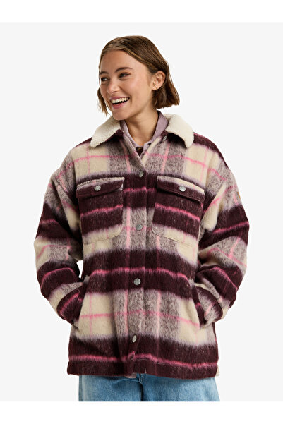 Roxy Időjárás - Kockás ing stílusú női kabát