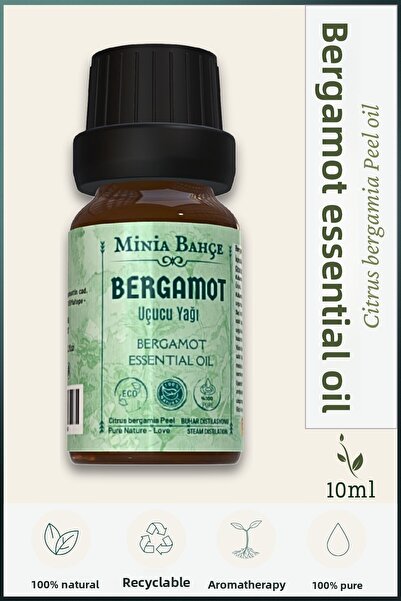 Minia Bahçe Bitki ve Sanat Atölyesi Bergamot Essential Oil |   10ml – 100% Pu...
