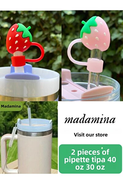 madamina قطعتان من غطاء سدادة شفاطة السيليكون مقاس 10 مم لسدادة شفاطة ستانلي ...