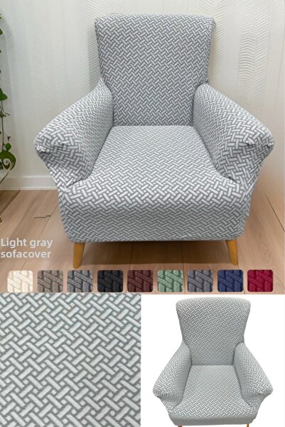 intil Seat Cover Armchair Cover Single Person Armchair Brick Pattern Elastic Washable 1 Pc Sofa Cover