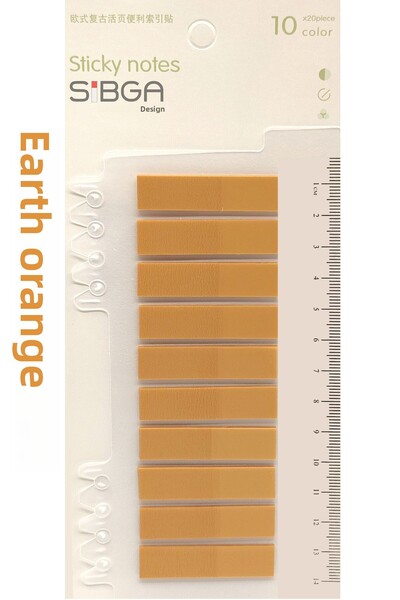sibga tasarım لون البرتقالي الأرضي الشفاف Post-it Post-it Post It. علامة مرجعية لملصق ملاحظات Postit
