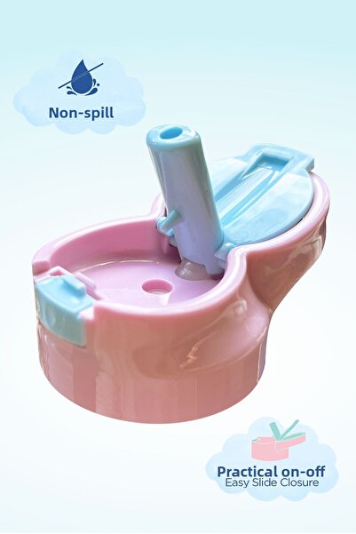 Wee Baby Wee Kids Glass with Straw 500 ml Lamb