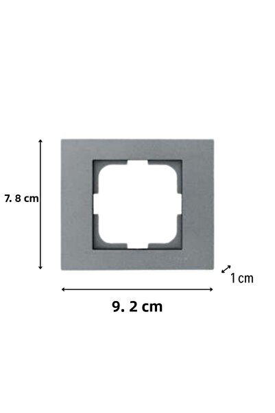 Huzur Elektrik Ovivo Grano Black Grounded Socket 12 Pack (Frame Included)