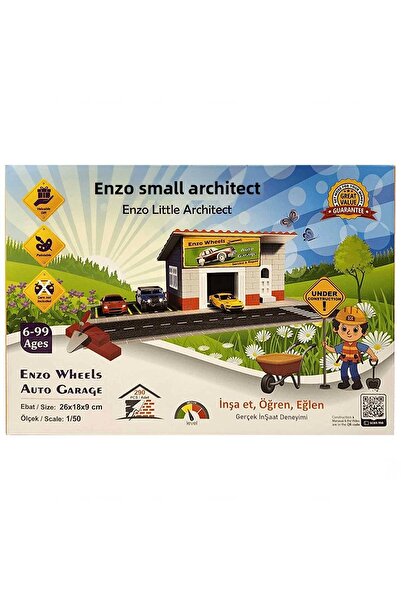 NEWBRENDHOME ألعاب تعليمية توضيحية إنزو أوتو جراج - 04028EN لعبة للأولاد والبنات